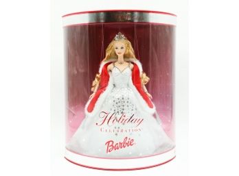 2001 Special Edition Barbie Holiday Celebration Blonde 50304 Mattel