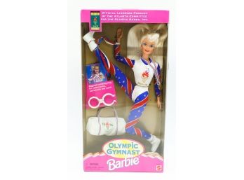 1995 Olympic Gymnast Barbie Doll Mattel NIB 1996 Atlanta Olympics #15123 VINTAGE