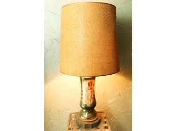 Vintage Porcelain Table Lamp - Tested