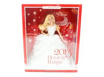 2013 Holiday Barbie 25th Anniversary - New In Box