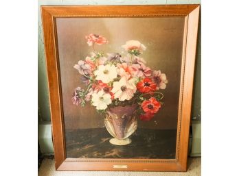 Florence Julia Bach 'anemonies' Signed