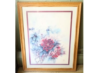 Floral Art Reproduction - Stamped And Signed LYC
