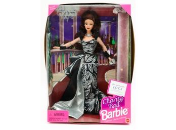 Charity Ball Barbie Doll Brunette Mattel #18979 1997