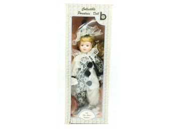 Brinn's Collectable Porcelain Doll - Doll Stand Included -