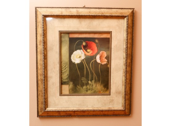 Framed Floral Art, Sonoma, Genuine Wood Product, By Lisa Audit