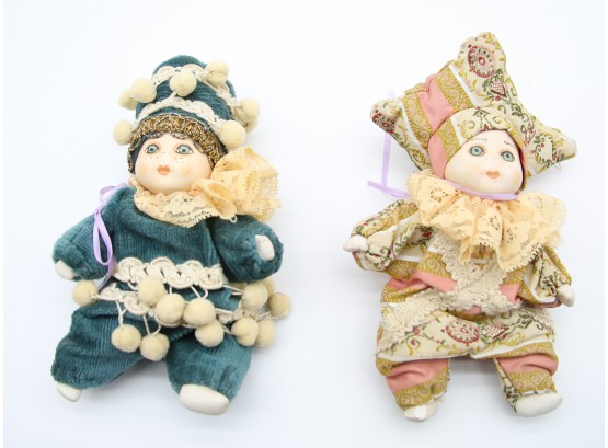 Vintage Dolls With Ceramic Face