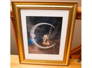 Gold Framed Vakind Flying Butterfly Print