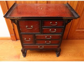Vintage Chinese Elm Chest - 7 Drawers -