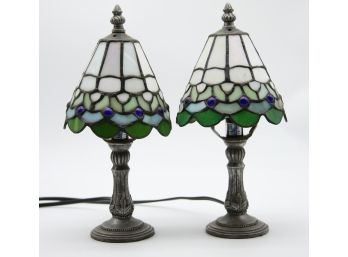 Tiffany Style Inspired  Lamps  - Stained Glass Table Lamp - Set Of 2