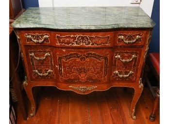 Antique French Napoleon III Dresser, Marble Top