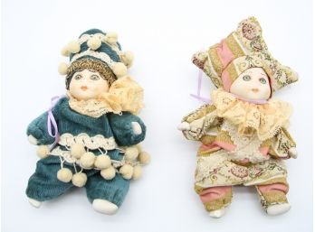 Vintage Dolls With Ceramic Face