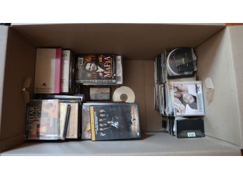 Lot Of Assorted CDs & DVDs
