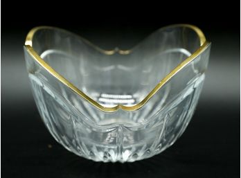 Large Vintage Mikasa Gold Trim Bowl