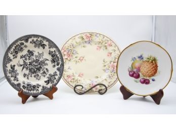Lot Of 3 Decorative Plates