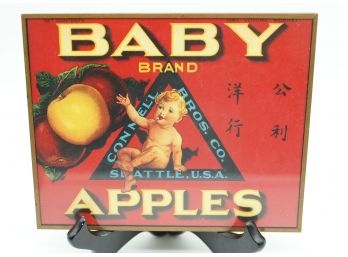 Baby Brand Apples, Connell Bros. Co., Seattle, USA Crate Label