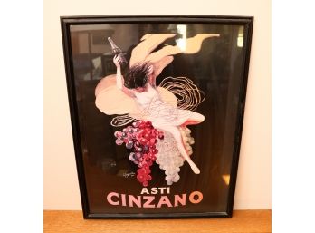 Framed A Sti Cinzano By Leonetto Cappiello