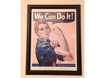 Framed Art Print, 'Rosie The Riveter ('We Can Do It!')