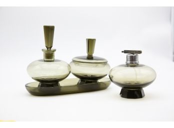 Decorative Glass Cosmetic Containers