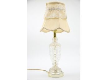 Electric Table Lamp And Shade