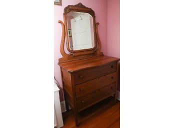 Vintage Victorian Style Mirrored Dresser