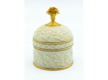 Lenox Trinket Birthstone Box, Collection January Carnation