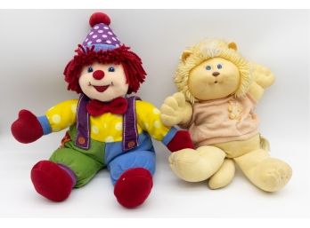 Big Gymboree Gymbo The Baby Clown Doll - Plush Stuffed Animal & Cabbage Patch Kids Koosas Plush Toy