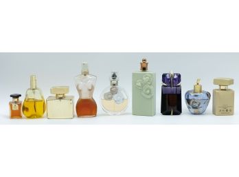 Lot Of Assorted Vintage Perfumes, Gucci, Valentina, Arpege, New West, And More