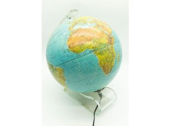 Illuminated World Globe Lamp - Tested
