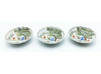 3 Small Decorative Bowls, Handcrafted In Hong Kong
