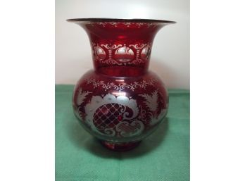 Bohemian Czech Vase