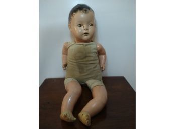 Cloth Dol With Composition Limbs