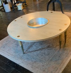 Round MCM Formica Coffee Table
