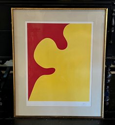 Jean Arp 1886-1966 Abstract Limited Edition Print Stamped