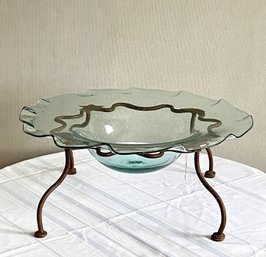 Handblown Glass Display Bowl