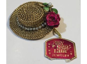 My Fair Lady -Hat Pin With Rhinestones