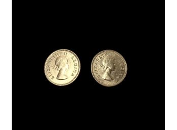 Bergere -Queen Elizabeth II Foreign Coin Earrings