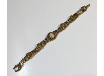 Goldette NY -Victorian Cameo Bracelet
