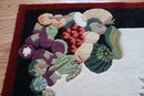 Sculpted Rug Depicting Fruits & Vegetables #1