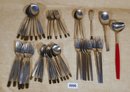 MCM Stainless Steel And Wood Flatware