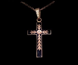 14k Gold Cross And Chain (24)
