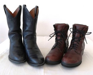 2 Pairs Of Ariat Boots Size 8D