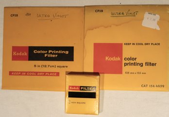 Kodak Infared Cut-off & Ultra Violet Filters