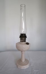 Aladdin Pink Alacite Lincoln Drape Oil Lamp