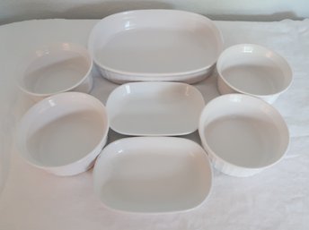 Corning Ware French White Casserole Dishes & Bowls