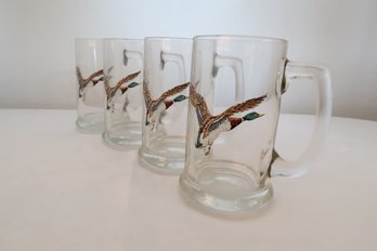 Pint Glass Beer Steins With Ducks