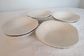 Johnson Brothers White Swirl Bowls