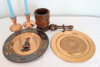 Mixed Lot Copper Decor - Mostly South American Style