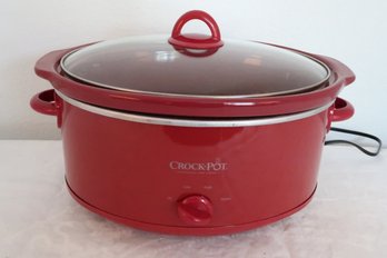 Large Red Crockpot