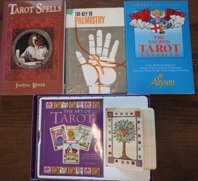 Mixed Lot Books On Mind/body/spirit  Tarot Cards