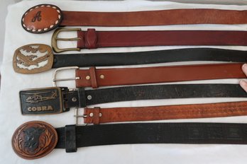 Mixed Lot Leather Belts